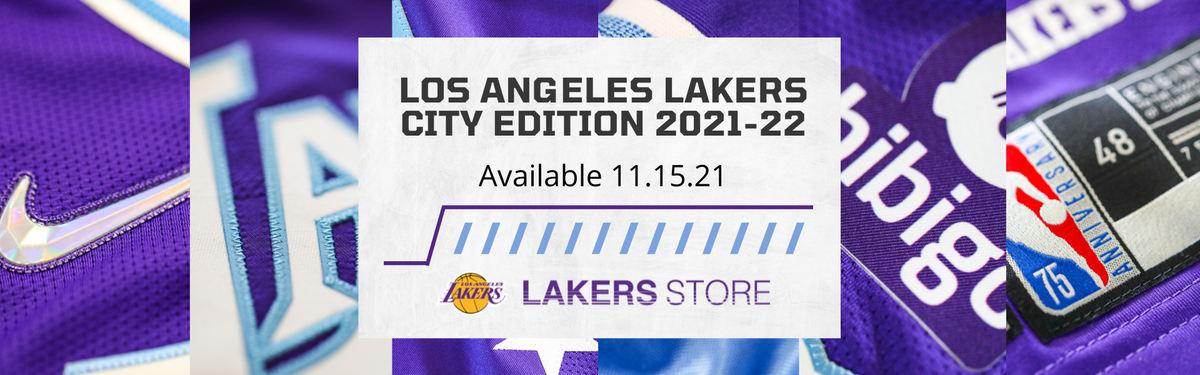 Los Angeles Lakers Anthony Davis Moments Mixtape City Edition Swingman –  Lakers Store