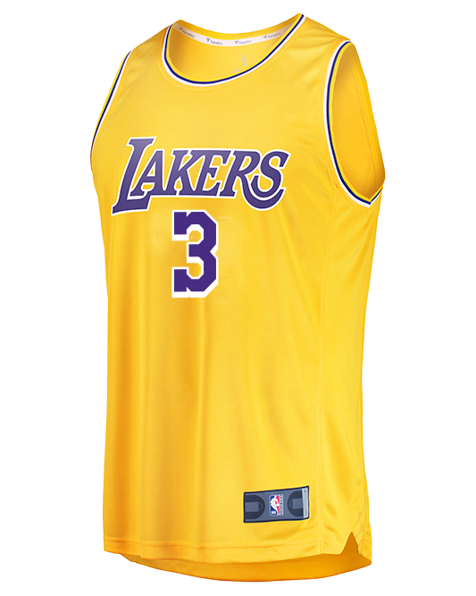 Anthony Davis Signed Los Angeles Lakers Home Jersey