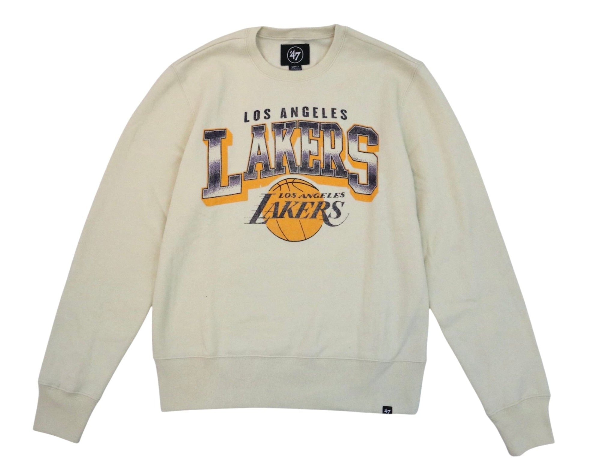 Lakers 47 Spotlight Headline Crewneck – Lakers Store