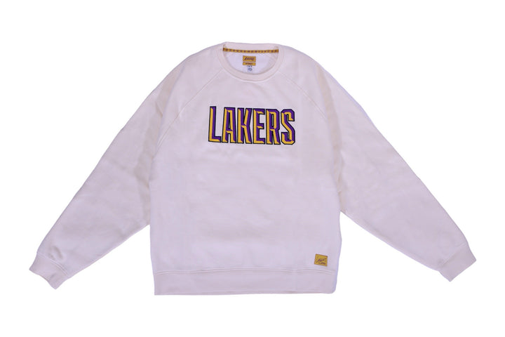 Lakers Tatami Embroidered Oversized Crewneck