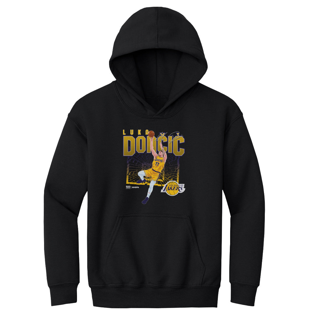 Luka Doncic Los Angeles Lakers Shattered WHT – Lakers Store