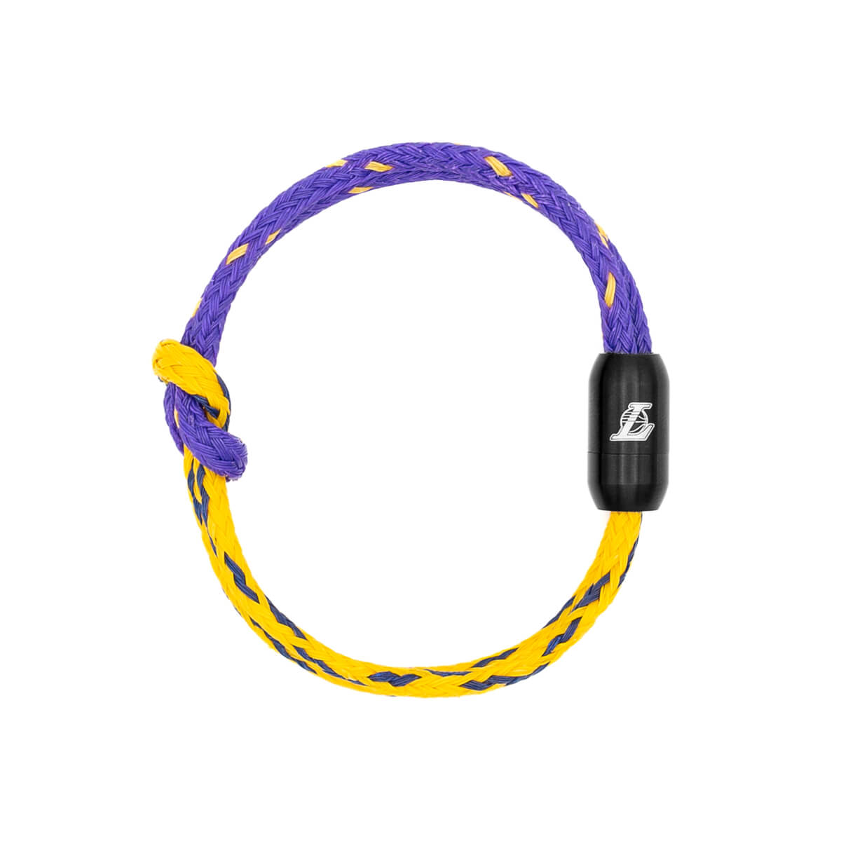 bracelet fishing net LA Lakers Bracenet Purple & Gold Upcycled Fishing Net Bracelet XS