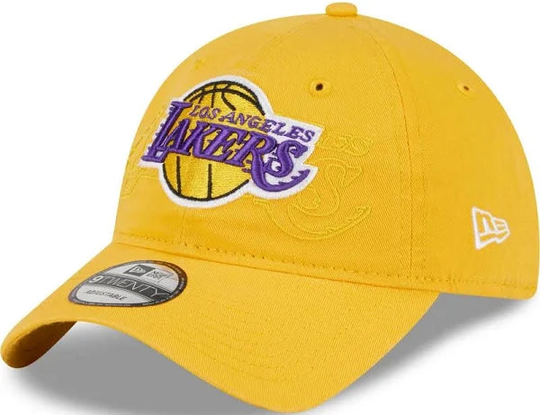 Official New Era LA Lakers NBA Earned Graphite 9TWENTY Unstructured Cap  B1766_331