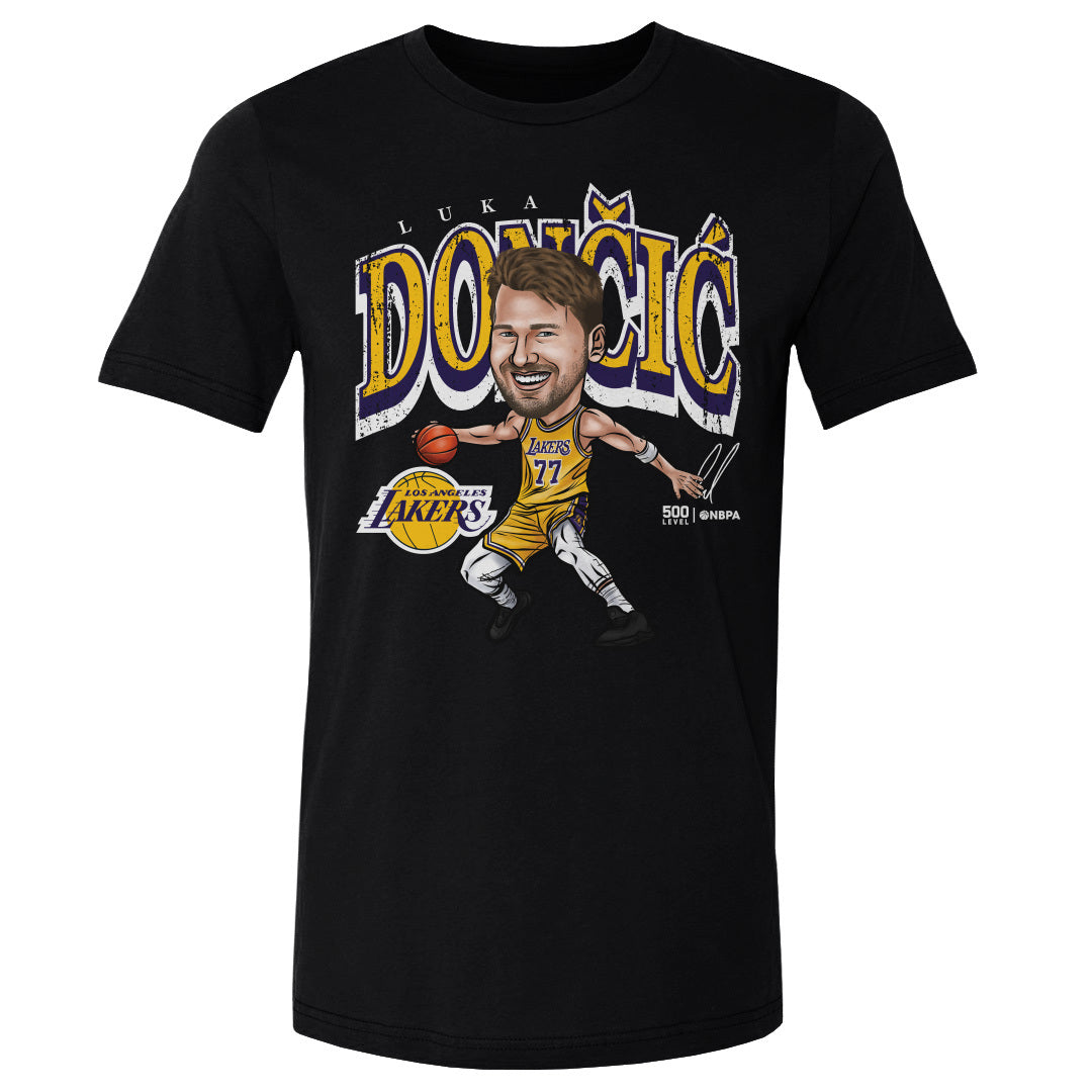 Luka Doncic Los Angeles Lakers Cartoon WHT – Lakers Store