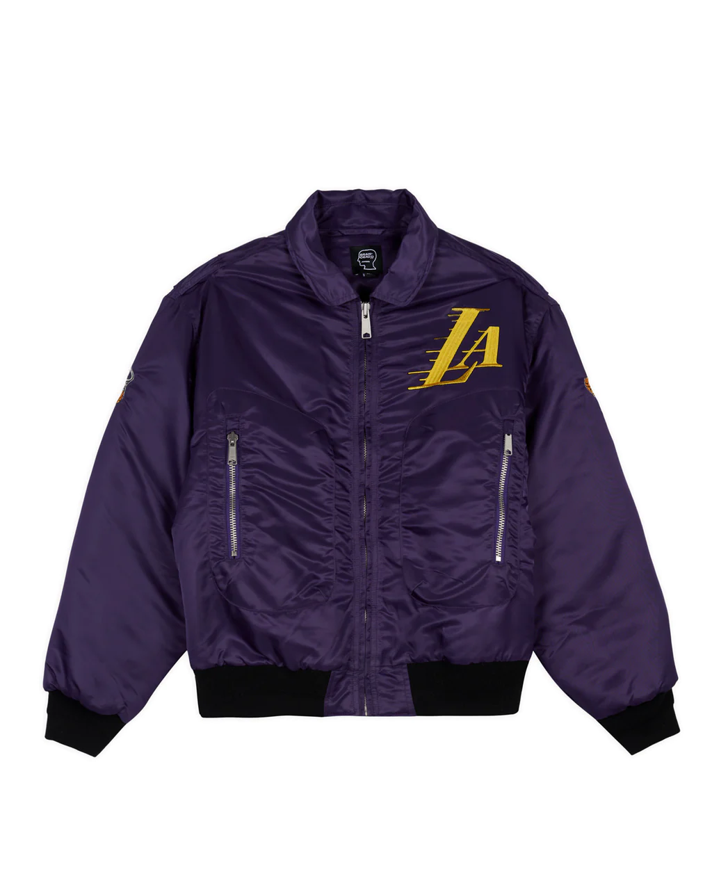 Bomber jacket lakers hotsell
