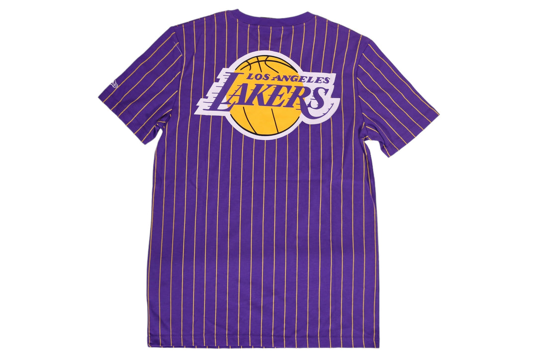 Lakers Purple Pinstripe Tee