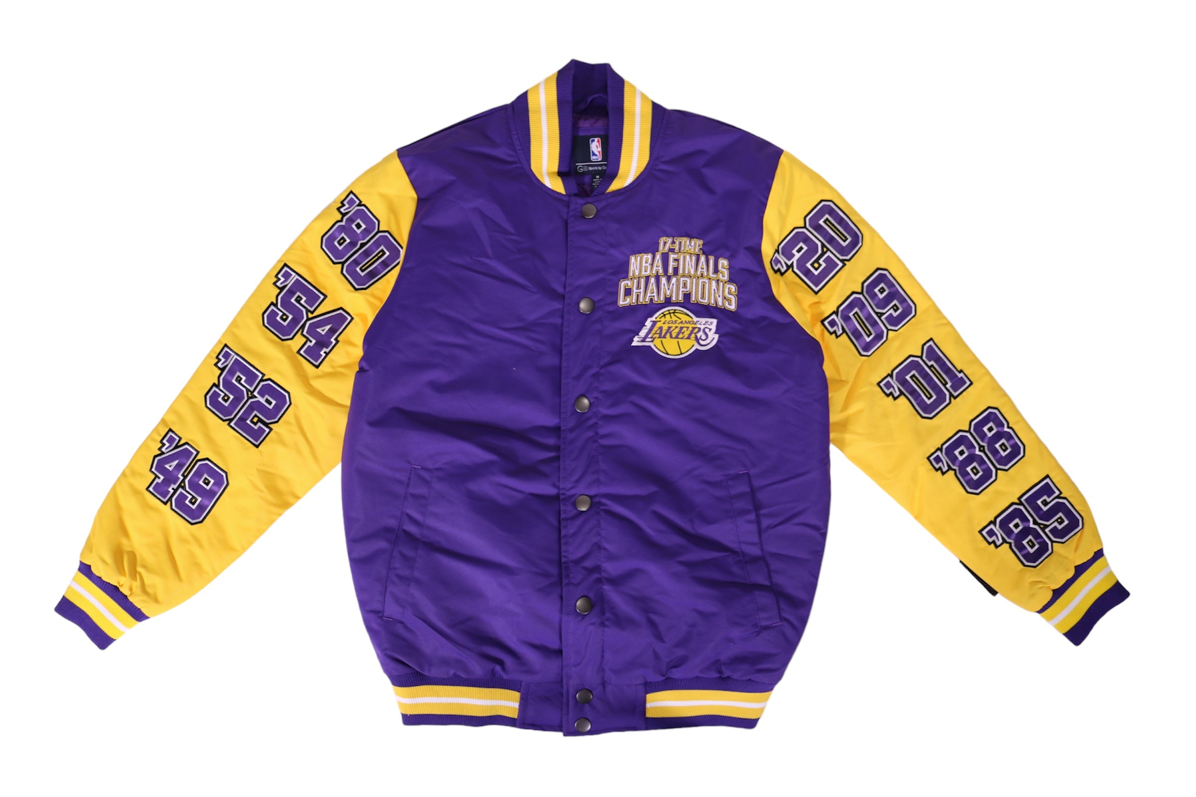 Lakers Game Score Commemorative Jacket Lakers Store