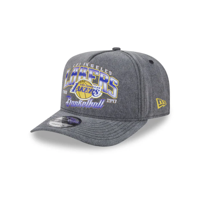 Lakers 950AF Throwback Washed Snapback Hat – Lakers Store