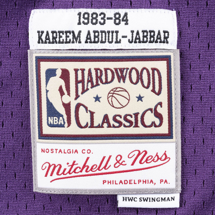 Lakers 1983 Kareem Road Jersey