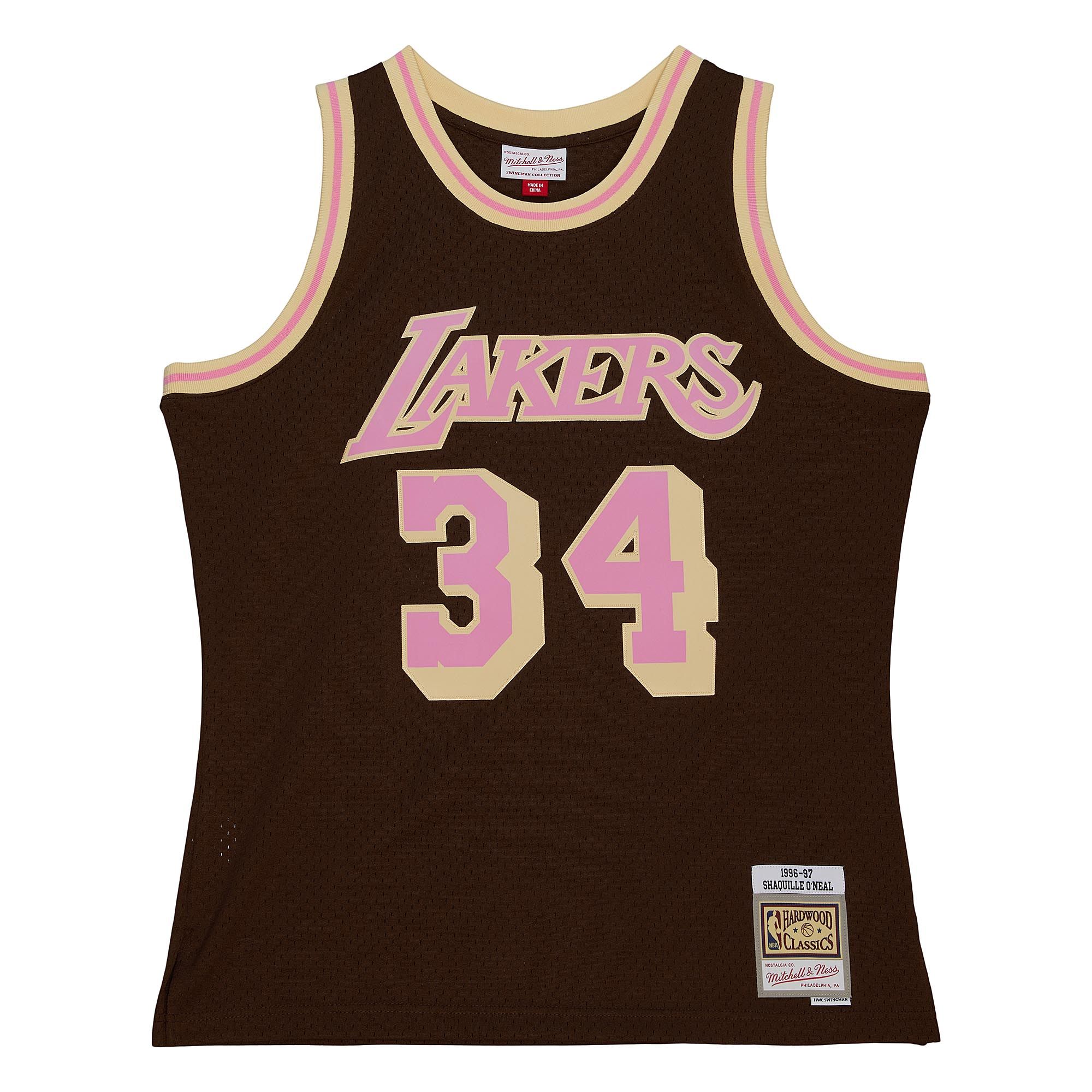 LAKERS ONEAL BROWN SUGAR BACON JERSEY Lakers Store LAKERS ONEAL BROWN SUGAR BACON JERSEY Lakers Store
