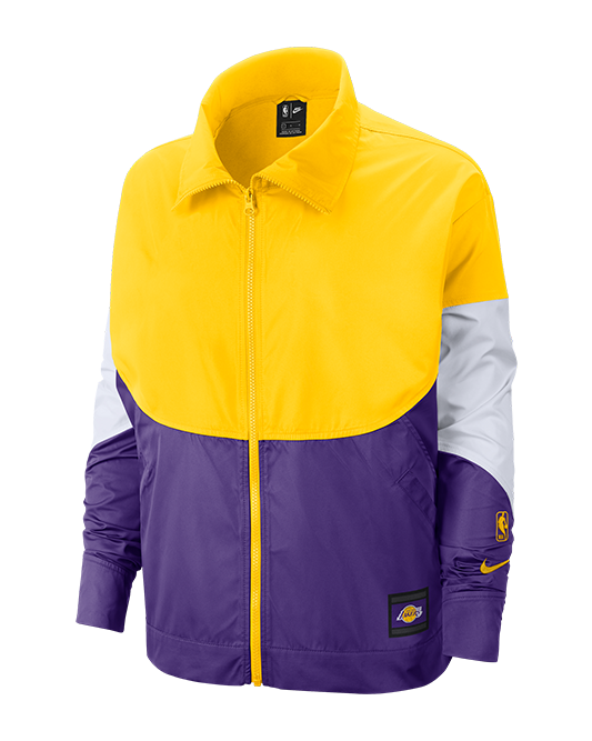 Nike Women's Purple Los Angeles Lakers Courtside Full-Zip Jacket
