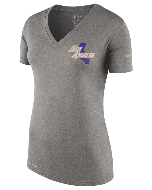 City Edition FNW Dry Womens Los Angeles Lakers Tee - Lakers Store