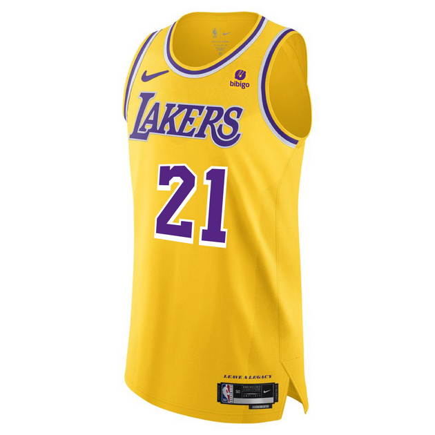 Los Angeles Lakers Black Embossed Jersey – Lakers Store