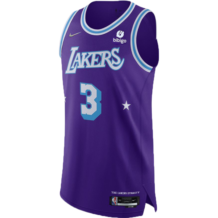 Men's Anthony Davis Los Angeles Lakers Stitched Jersey