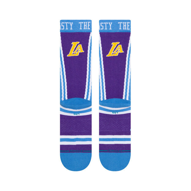 Stance Los Angeles Lakers CE Crew Socks Purple