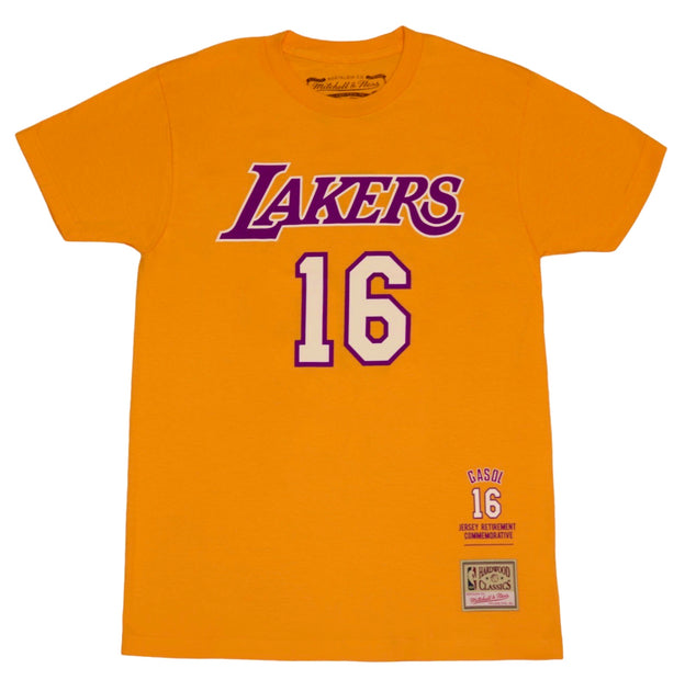 Lakers Gasol NBA Career SS Tee – Lakers Store