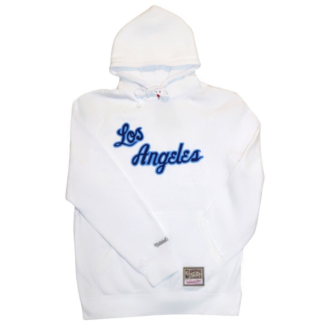 Mitchell & Ness Lakers Jersey Script White Hoodie 2XL