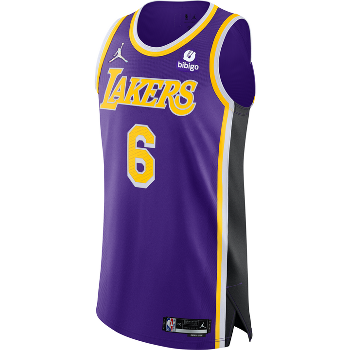 Lakers Lebron James 75th Anniversary Authentic Statement Jersey - Lakers Store
