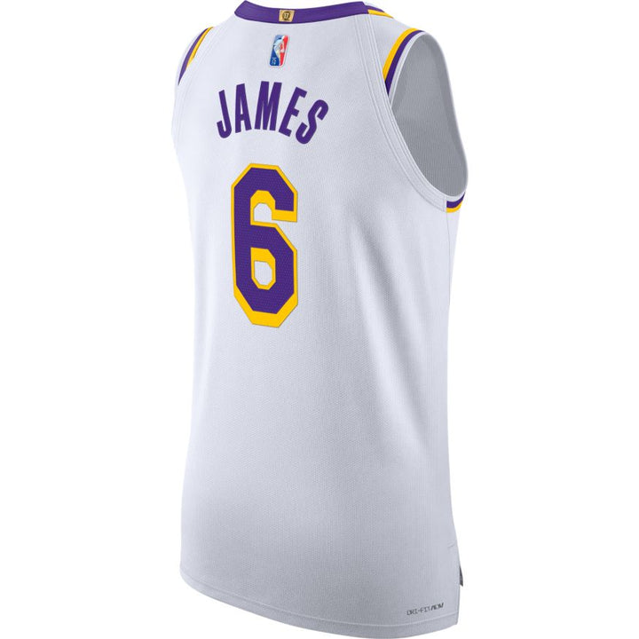 Lakers Lebron James 75th Anniversary Authentic Association Jersey - Lakers Store