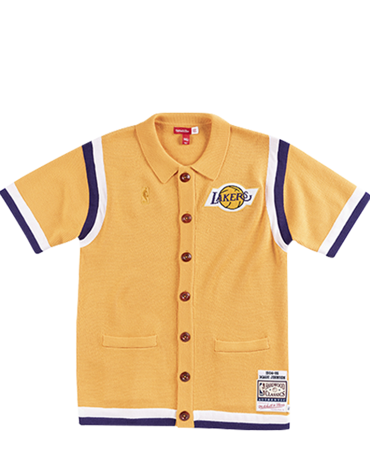 Los Angeles Lakers CLOT X Johnson Merino Knit Shooting Shirt - Lakers Store
