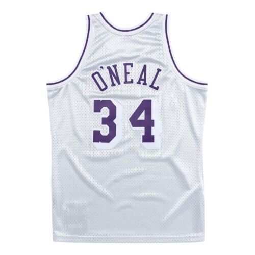 Men's Mitchell & Ness Shaquille O'Neal Purple Los Angeles Lakers