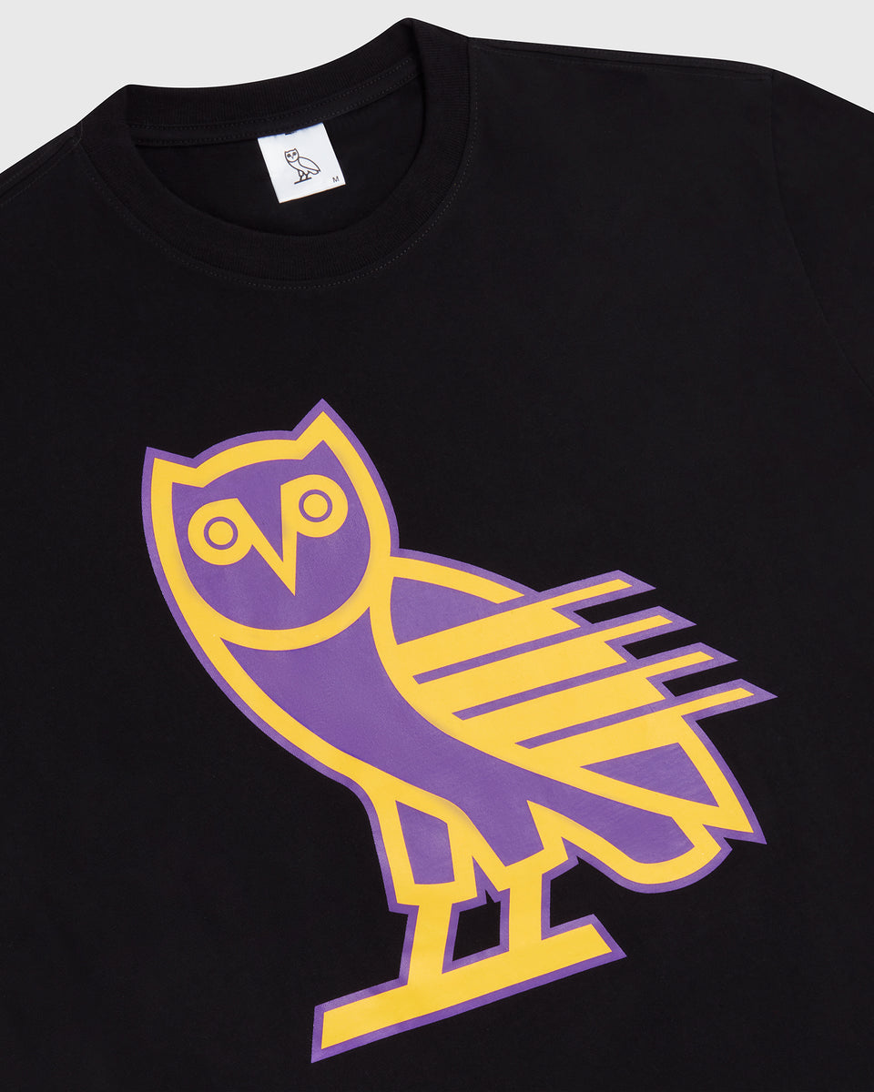 LA Lakers Logo on Black T-Shirt