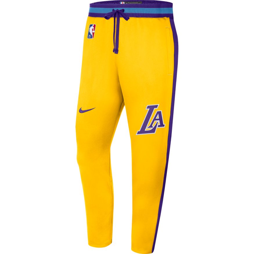 Los Angeles Lakers Nike City Edition Short Sleeve Warm Up Jacket - Mens