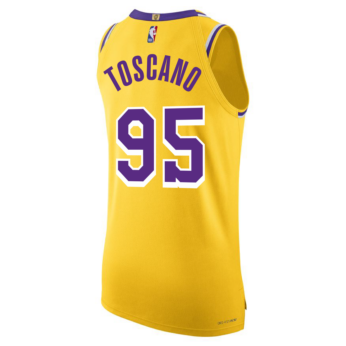 toscano lakers jersey