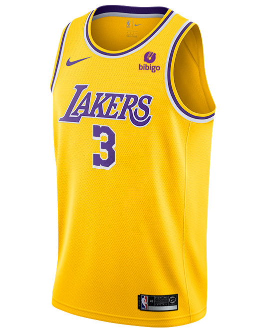 Nike Los Angeles Lakers Men's City Edition Swingman Jersey - Anthony Davis - White