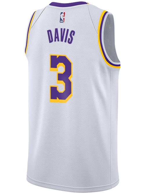 Los Angeles Lakers Nike Icon Swingman Jersey - Anthony Davis - Youth