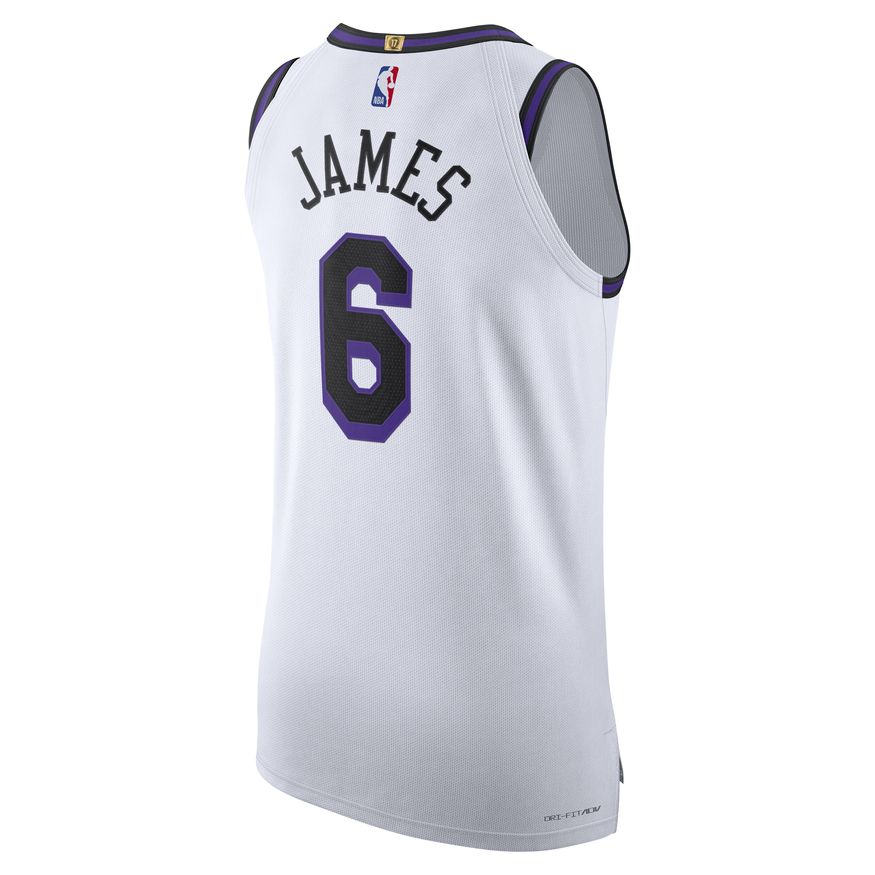 Nike Los Angeles Lakers Authentic James City Edition Jersey 58