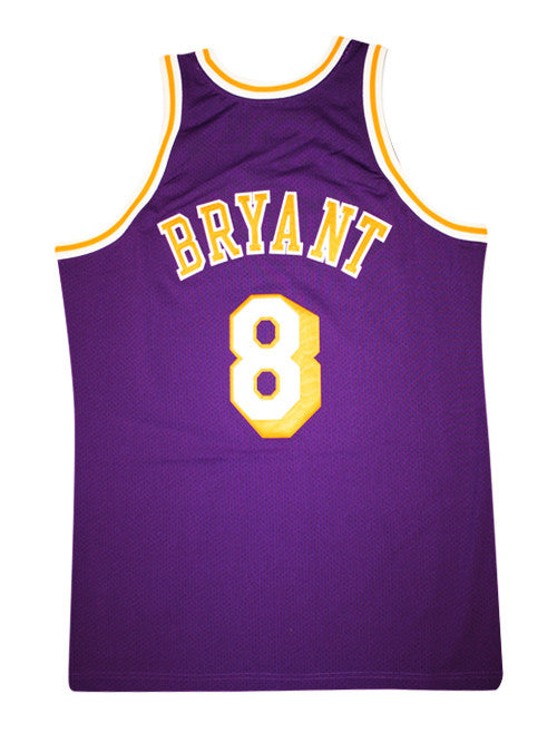 Kobe Bryant Los Angeles Lakers No.8 1960's Throwback Hardwood