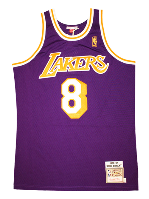 Kobe Bryant Los Angeles Lakers Mitchell & Ness 1996-97 Hardwood Classics  Authentic Player Jersey - Gold