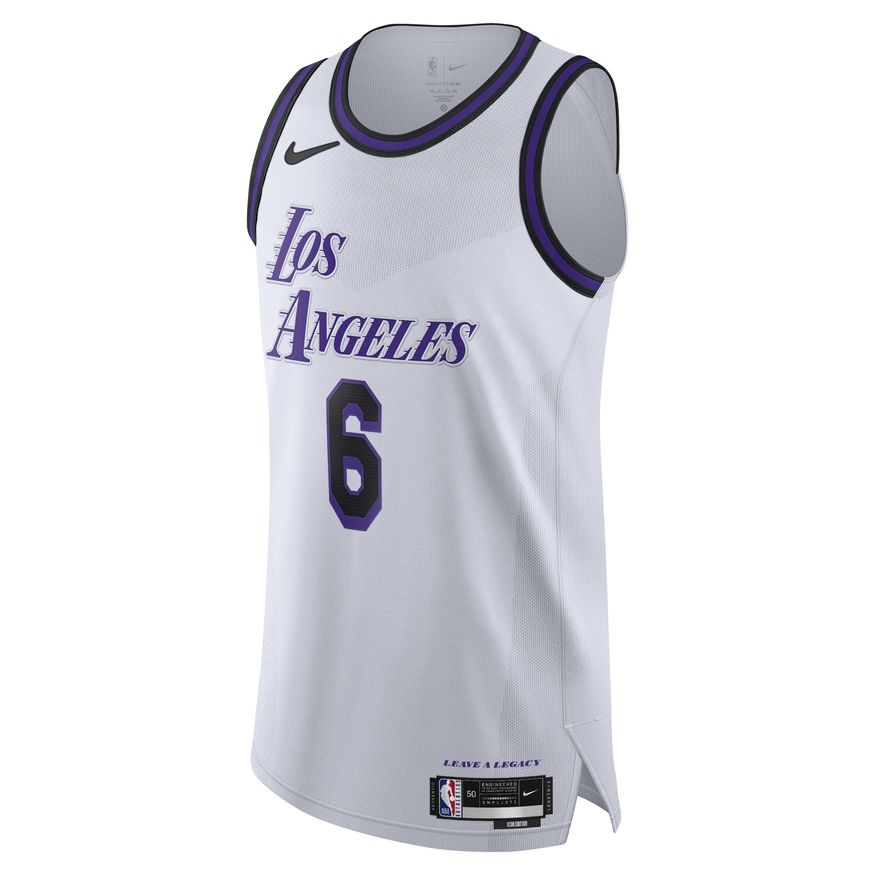 Nike Lakers City Edition 22 Full-Snap Courtside Jacket 3XL