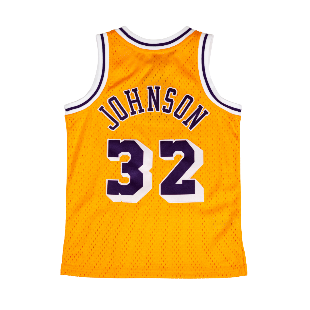 Lakers M&N Youth Magic Johnson Swingman Jersey – Lakers Store Lakers M&N Youth Magic Johnson Swingman Jersey – Lakers Store