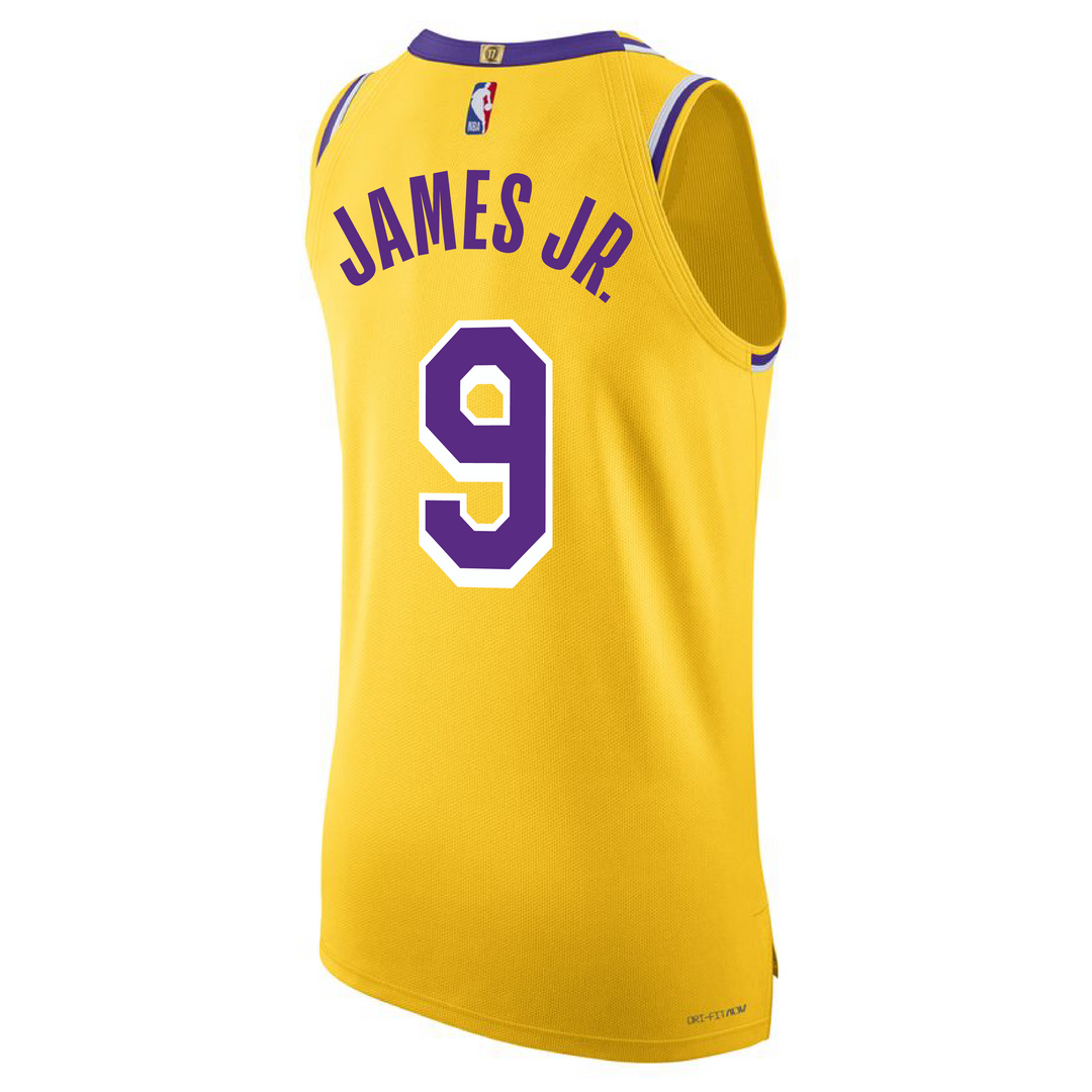 Lakers B James Icon Authentic Jersey