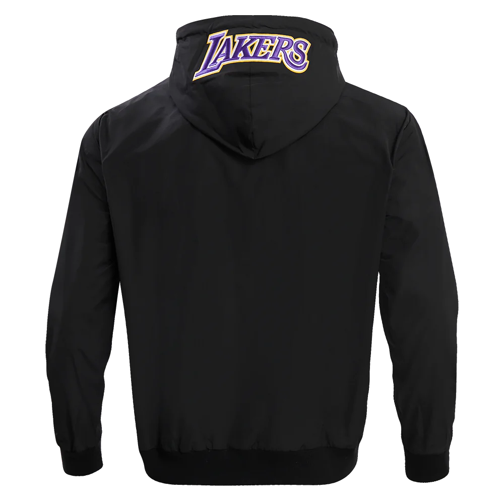 Lakers Hybrid Woven FZ Hoodie – Lakers Store Lakers Hybrid Woven FZ Hoodie – Lakers Store