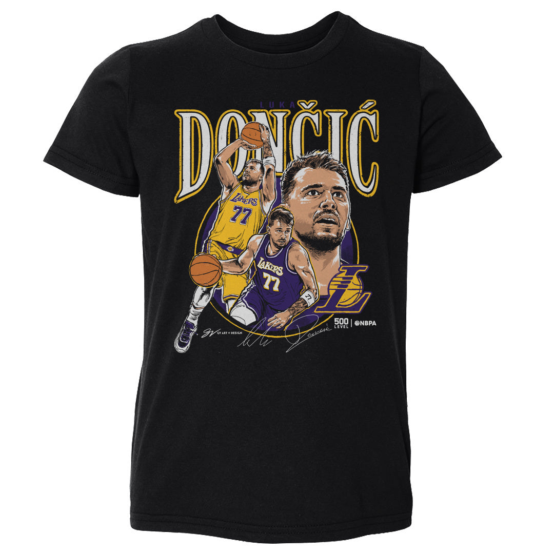 Luka Doncic Los Angeles Lakers Trio WHT