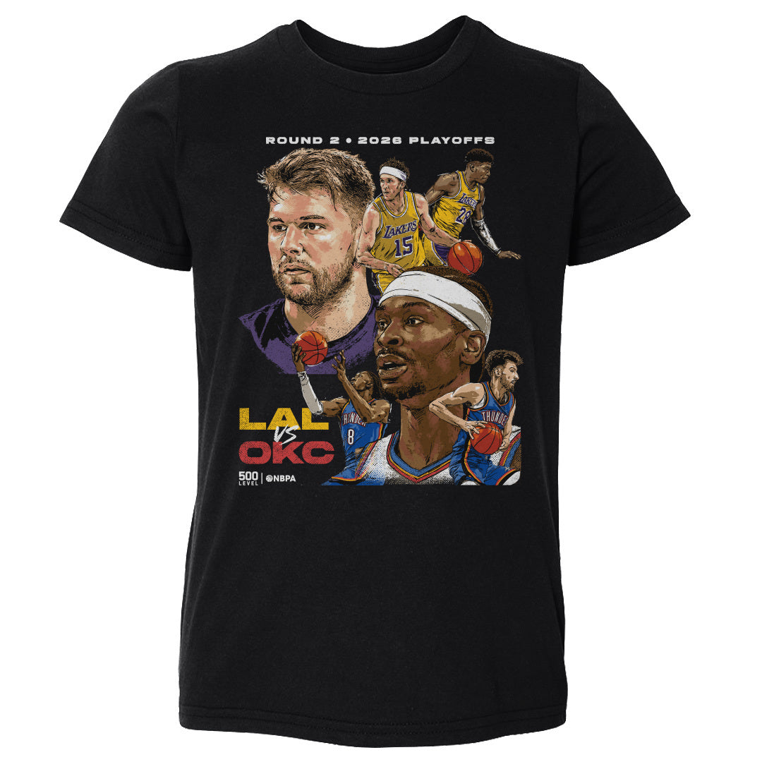 2026 NBA Playoffs Los Angeles Lakers Vs. Oklahoma City Thunder WHT - Lakers Store