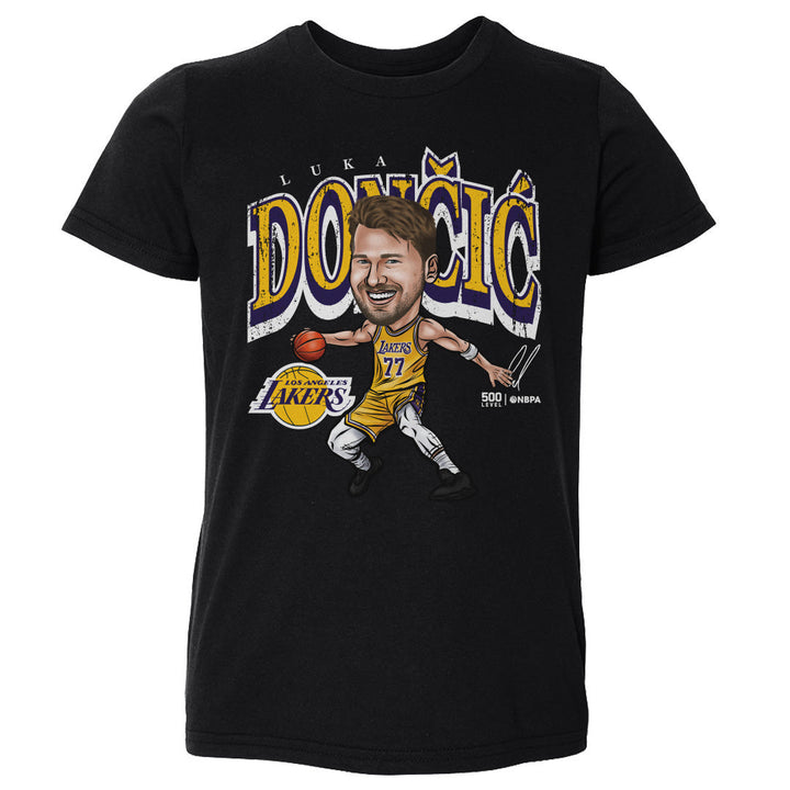 Luka Doncic Los Angeles Lakers Cartoon WHT