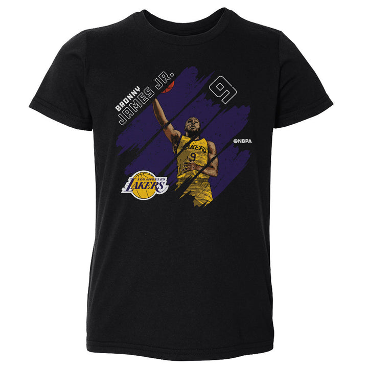 Bronny James Jr. Los Angeles Lakers Stripes WHT