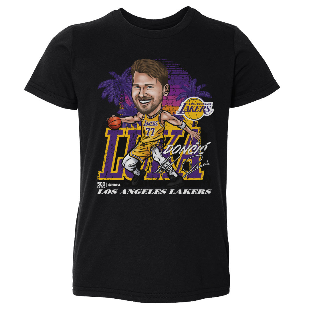 Luka Doncic Los Angeles Lakers City Cartoon WHT