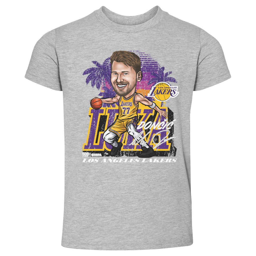 Luka Doncic Los Angeles Lakers City Cartoon WHT