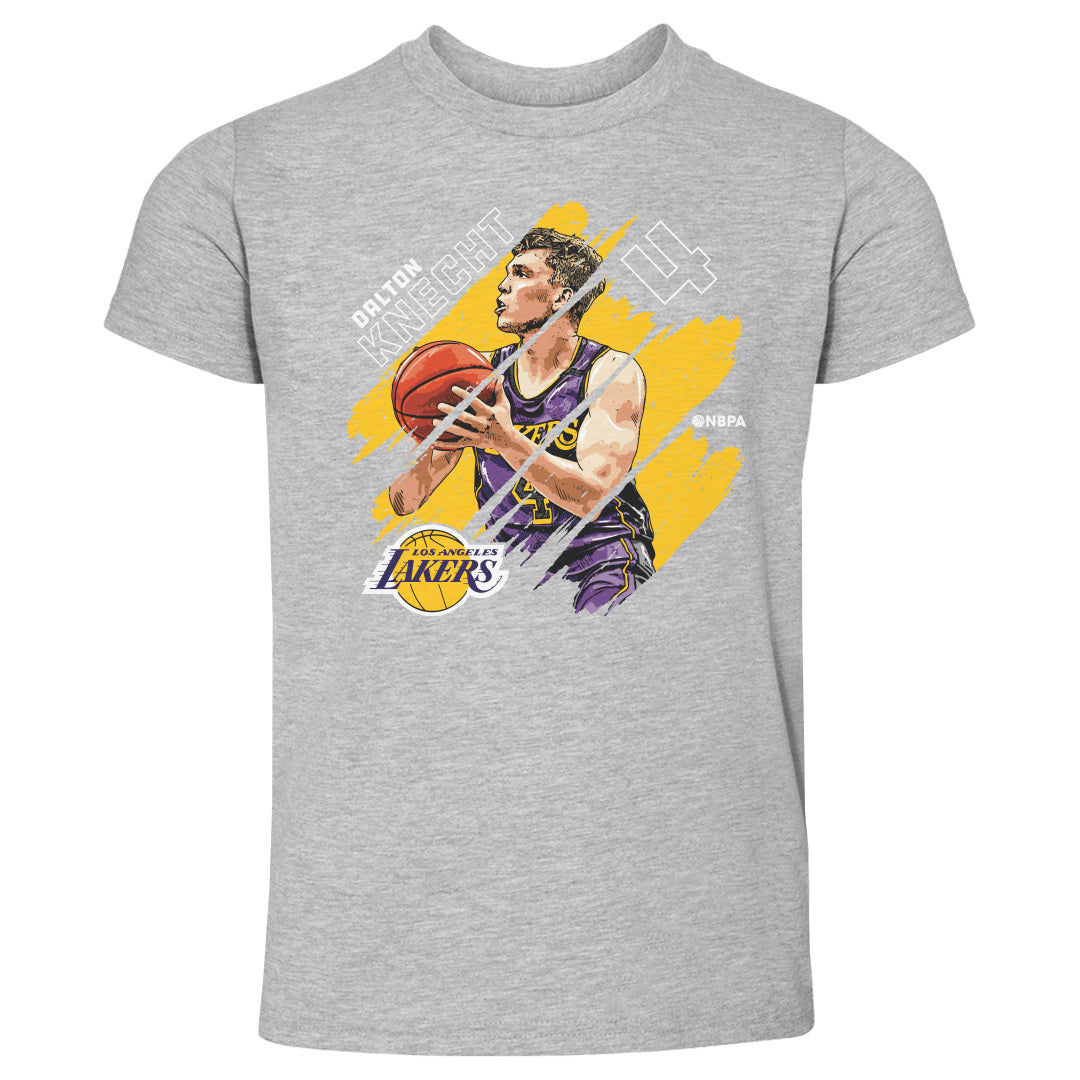 Dalton Knecht Los Angeles Lakers Stripes WHT