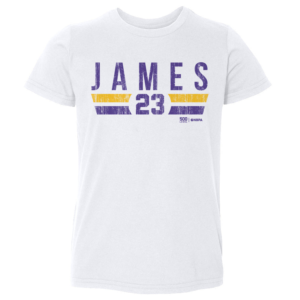 LeBron James Los Angeles Lakers Font - Lakers Store