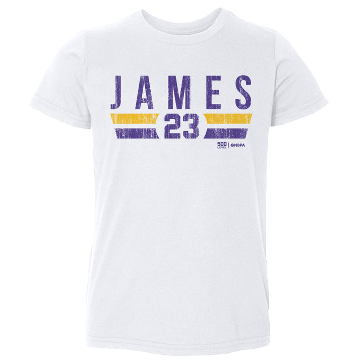 LeBron James Los Angeles Lakers Font - Lakers Store