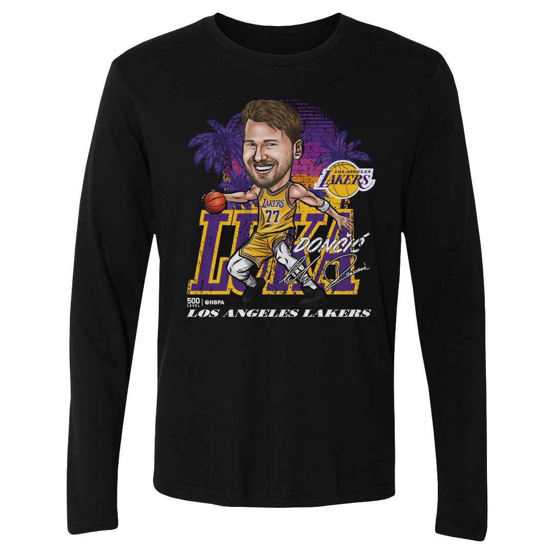 Luka Doncic Los Angeles Lakers City Cartoon WHT