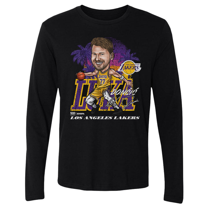 Luka Doncic Los Angeles Lakers City Cartoon WHT
