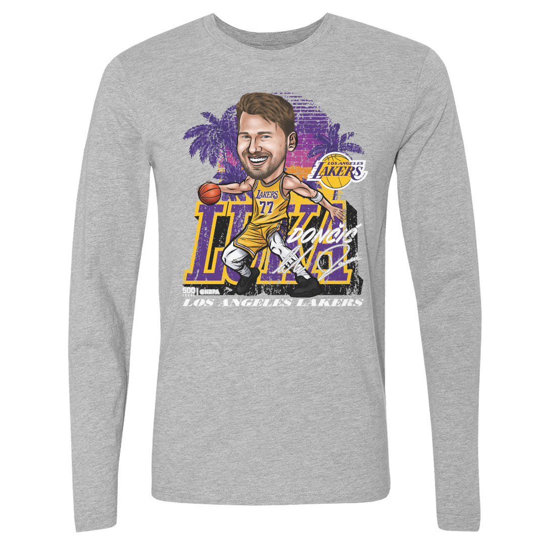 Luka Doncic Los Angeles Lakers City Cartoon WHT
