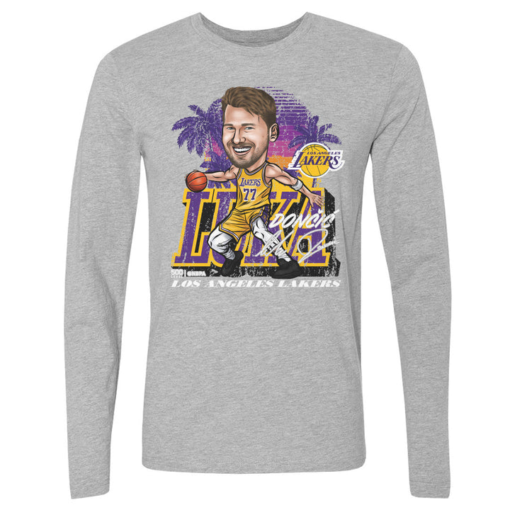 Luka Doncic Los Angeles Lakers City Cartoon WHT